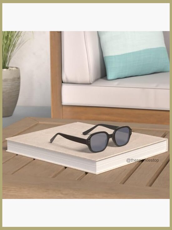 Rectangle Sunglasses with Polarized Lenses, UV Protection, Metal Frame main image 6